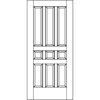 AC9000 panel door