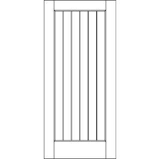 VG1010 V-Groove Door