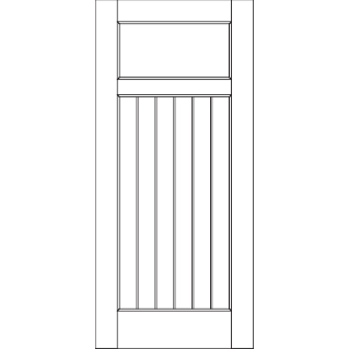 VG2150 V-Groove Door