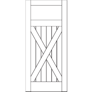 VG4150 V-Groove Door