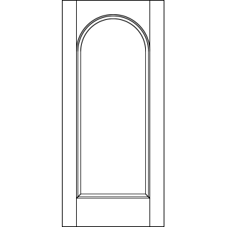 A105 panel door