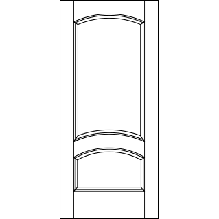 A205 panel door