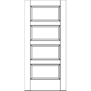 A410 panel door