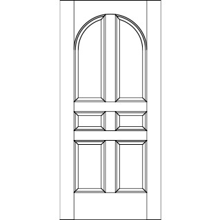 A614 panel door