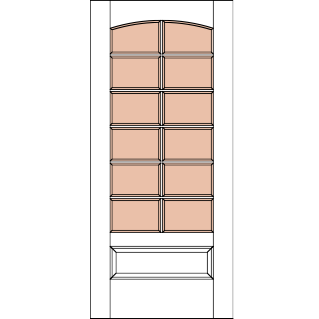 G1231 glass door