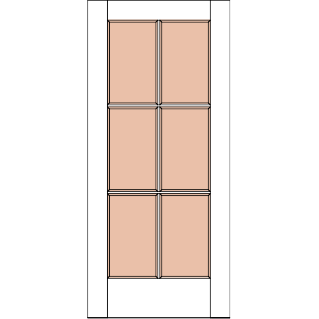 G606 glass door