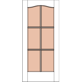 G607 glass door