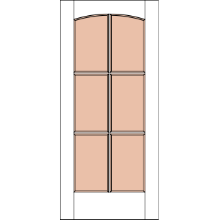 G608 glass door