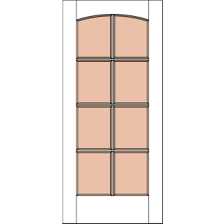 G830 glass door