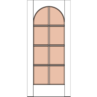 G840 glass door